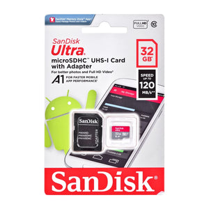 Scheda di memoria Sandisk SDSQUAR-032G-GN6MN 32 GB MicroSDHC Classe 10 UHS-I