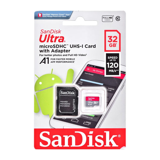 Scheda di memoria Sandisk SDSQUAR-032G-GN6MN 32 GB MicroSDHC Classe 10 UHS-I