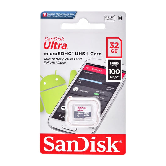 Scheda di memoria microSDHC Sandisk Ultra 32 GB Classe 10