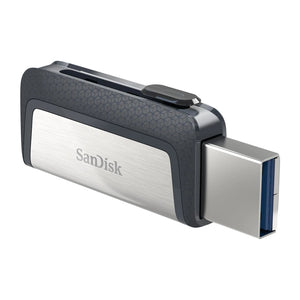 Chiavetta USB Sandisk Ultra Dual Drive USB Type-C da 64 GB USB Type-A / USB Type-C 3.2 Gen 1 (3.1 Gen 1) Nero, Argento