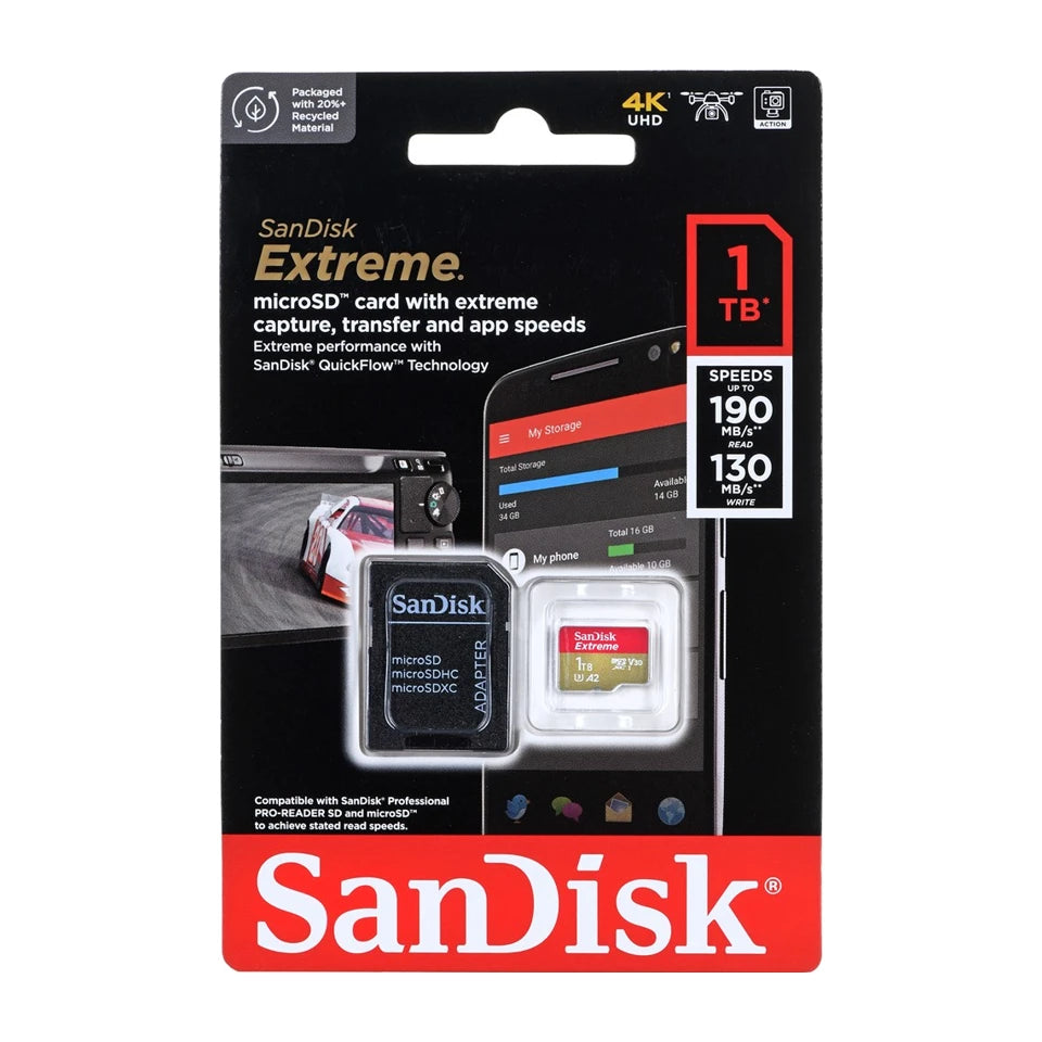 SanDisk Extreme 1.02 TB MicroSDXC UHS-I Classe 3