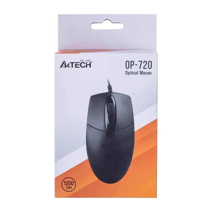 Mouse USB Type-A ottico A4Tech OP-720 800 DPI
