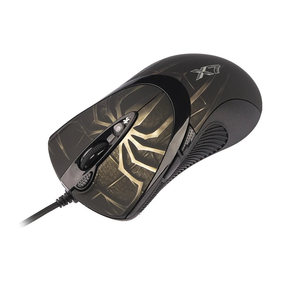 Mouse da gioco laser A4Tech Anti-Vibrate XL-747H USB Tipo-A 3600 DPI