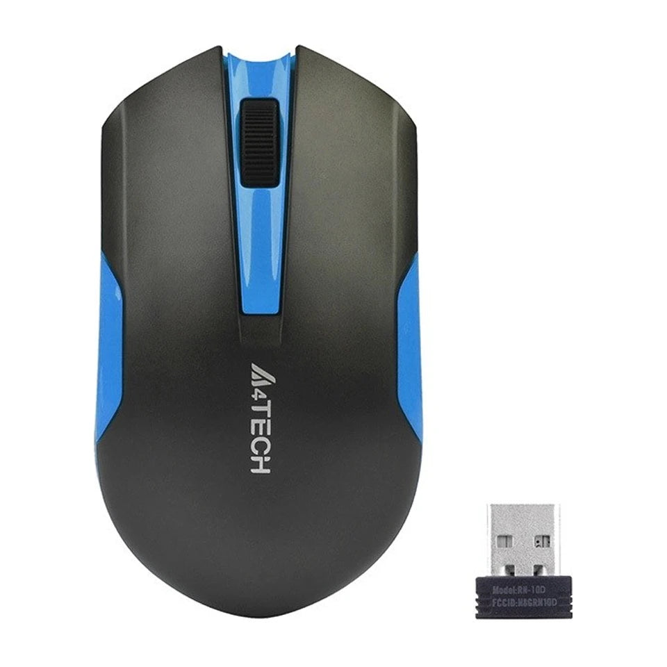 Mouse ottico wireless RF ambidestro A4Tech G3-200N a 1000 DPI
