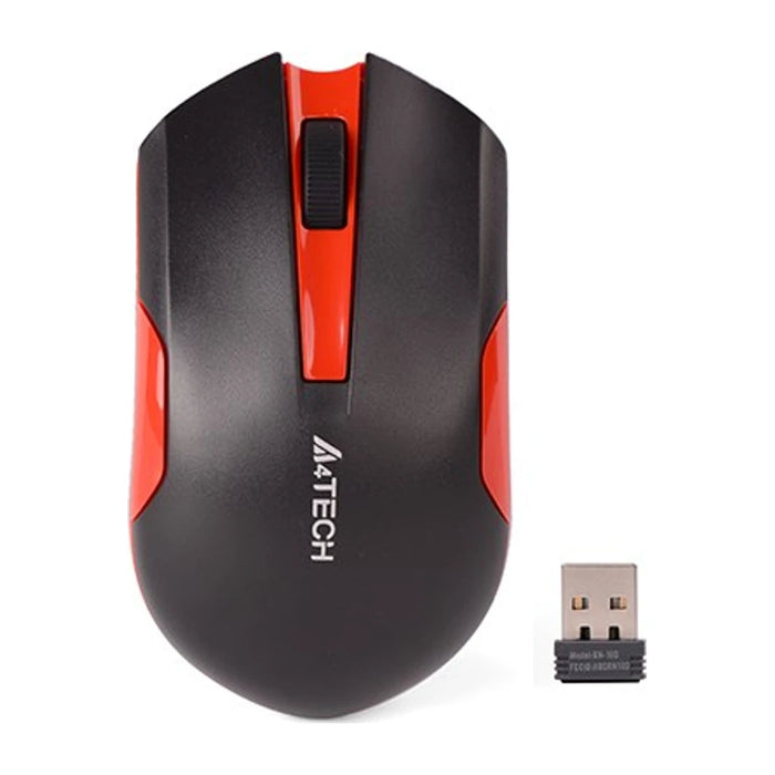 Mouse ottico wireless RF ambidestro A4Tech G3-200N a 1000 DPI