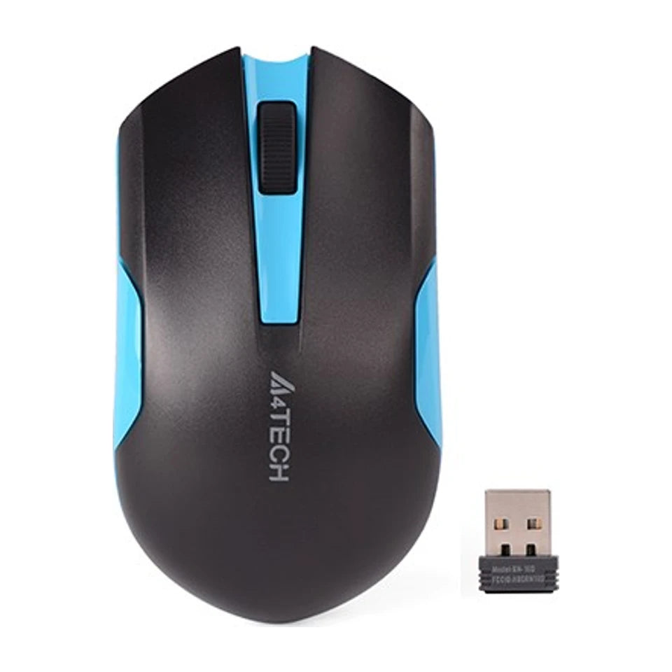 Mouse ottico wireless RF ambidestro A4Tech G3-200N a 1000 DPI