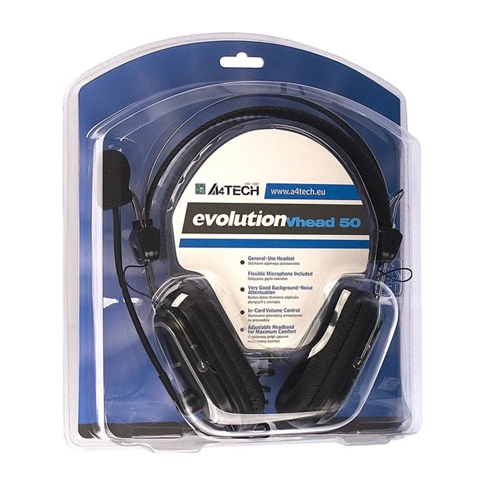 Auricolare con fascia A4Tech EVO Vhead 50 nero