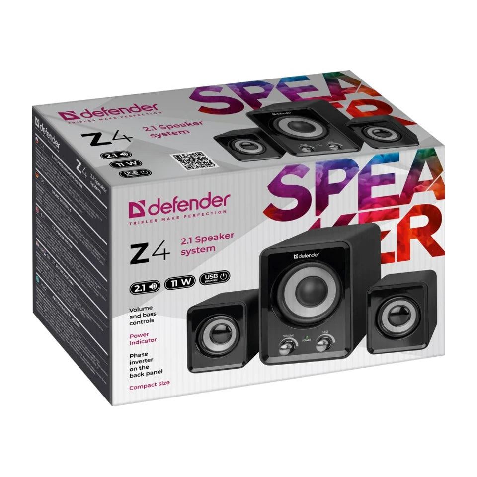 Altoparlanti per computer DEFENDER Z4 2.1 11W USB