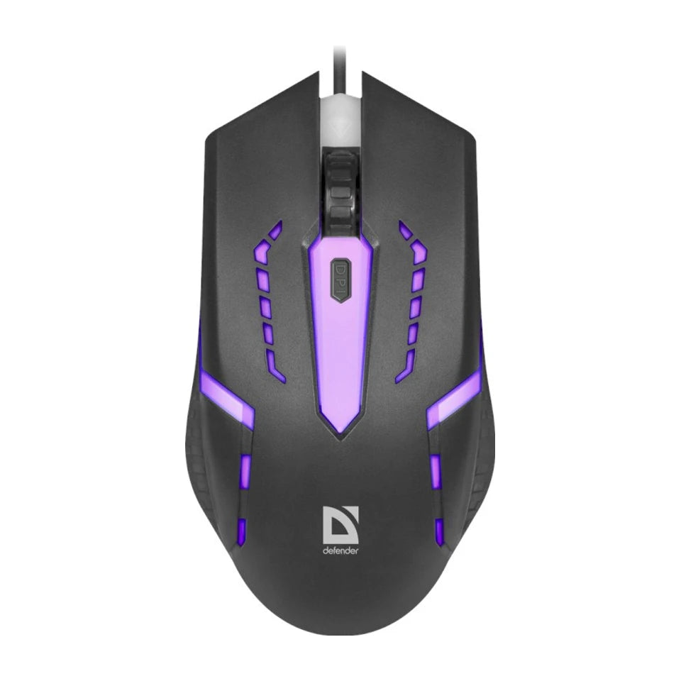 MOUSE DEFENDER FLASH MB-600L OTTICO LED 1200dpi 4P