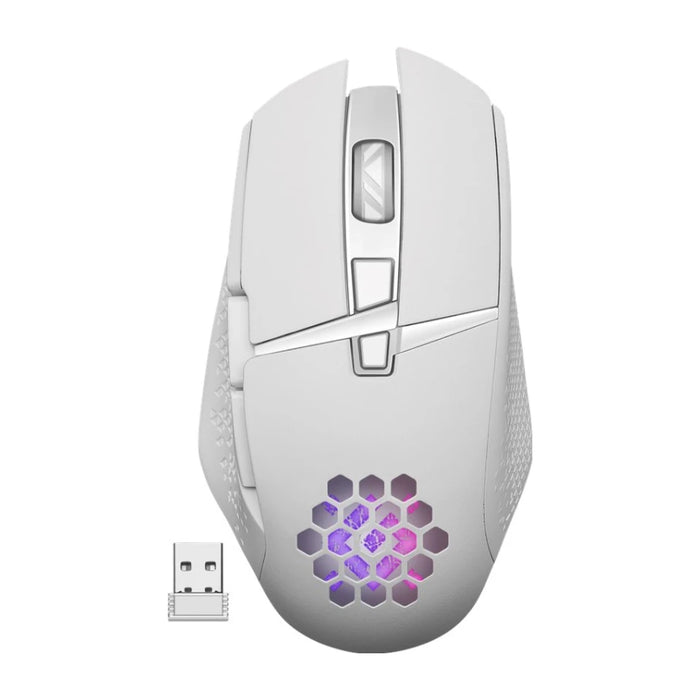 MOUSE DEFENDER GM-514 GLORY OTTICO RF RGB 3200dpi 7P BIANCO