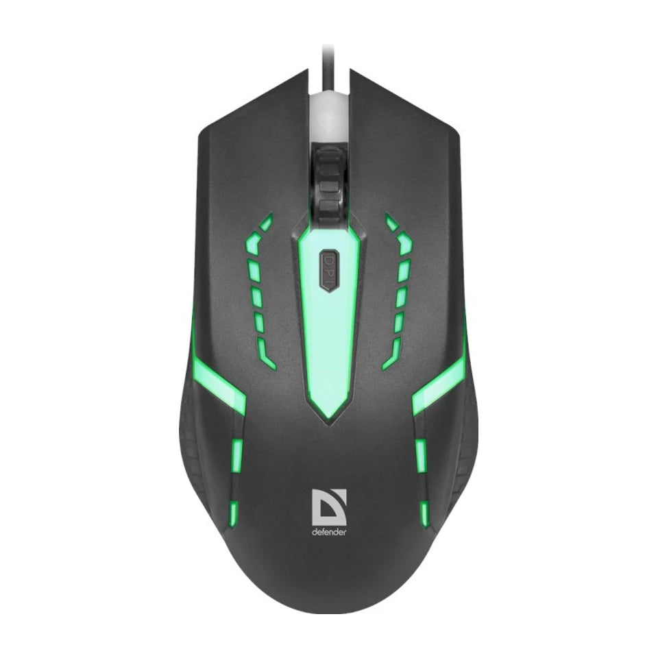 MOUSE DEFENDER FLASH MB-600L OTTICO LED 1200dpi 4P