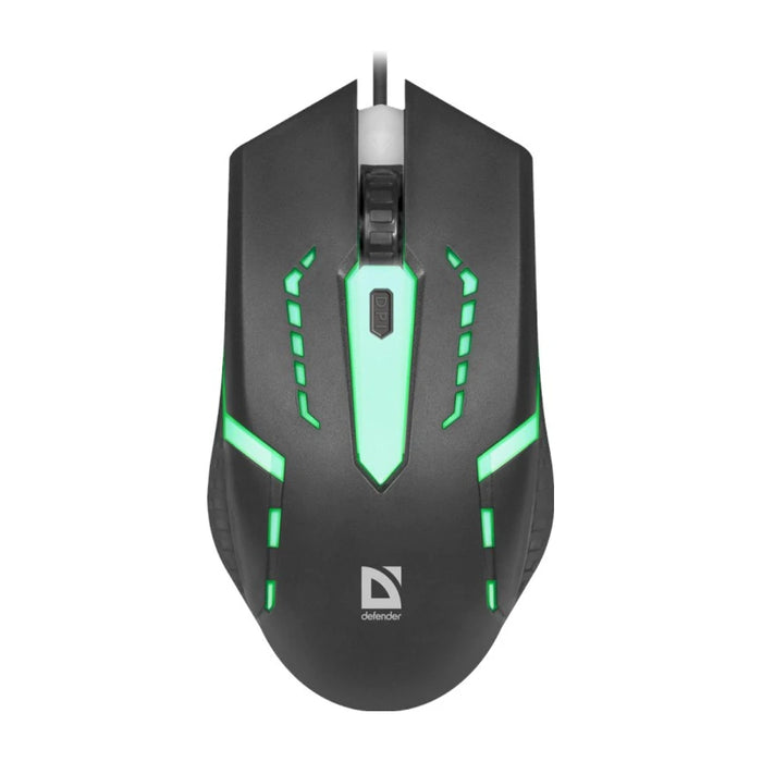 MOUSE DEFENDER FLASH MB-600L OTTICO LED 1200dpi 4P