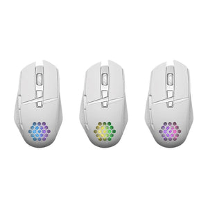 MOUSE DEFENDER GM-514 GLORY OTTICO RF RGB 3200dpi 7P BIANCO