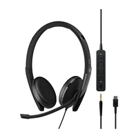 Cuffia EPOS ADAPT 165T USB-C II nera