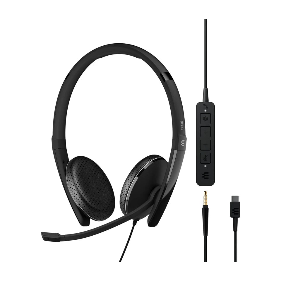 Cuffia EPOS ADAPT 165T USB-C II nera