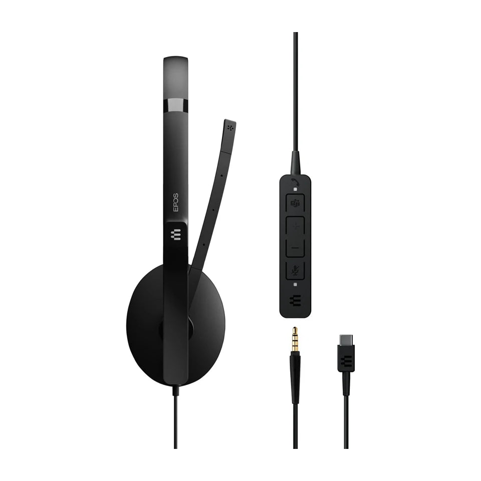 Cuffia EPOS ADAPT 165T USB-C II nera