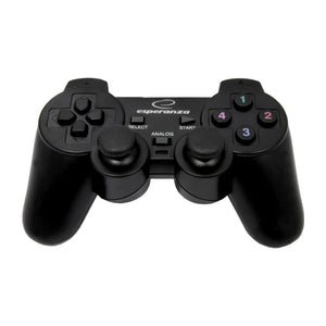 Controller da gioco Esperanza EG102 nero USB 2.0 Gamepad Analogico/Digitale per PC, Playstation 3