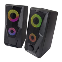 Altoparlanti Esperanza EGS103 2.0 LED neri 6W