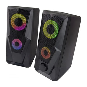 Altoparlanti Esperanza EGS103 2.0 LED neri 6W