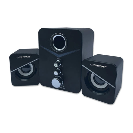 Set di altoparlanti USB 2.1 Esperanza EP153 6 W Nero