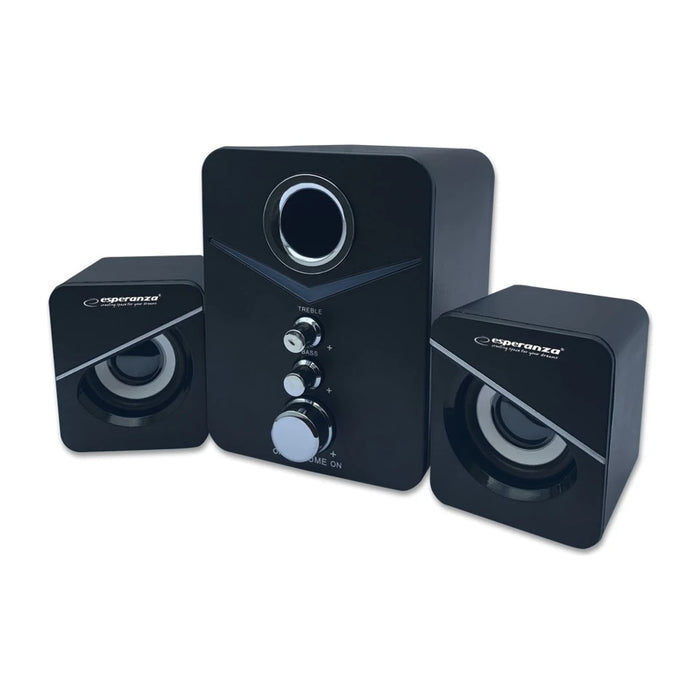 Set di altoparlanti USB 2.1 Esperanza EP153 6 W Nero