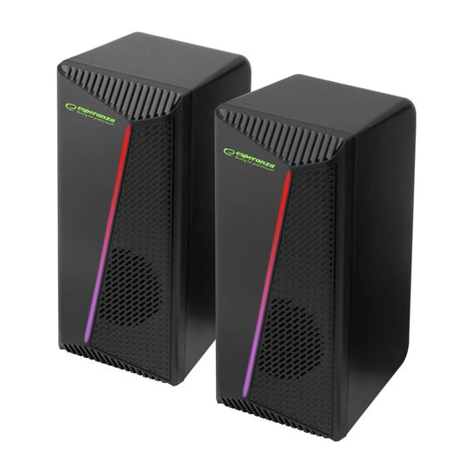 Altoparlanti Esperanza EGS106 2.0 LED Nero 6W