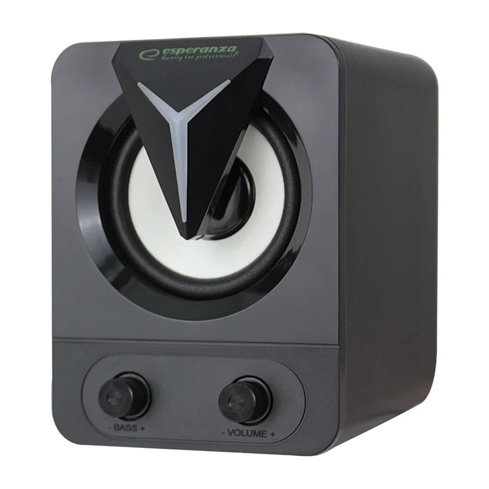 Altoparlanti Esperanza EGS107 2.1 USB LED 5 W Nero