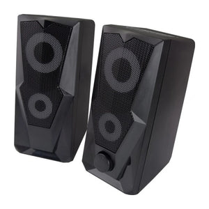 Altoparlanti Esperanza EGS103 2.0 LED neri 6W