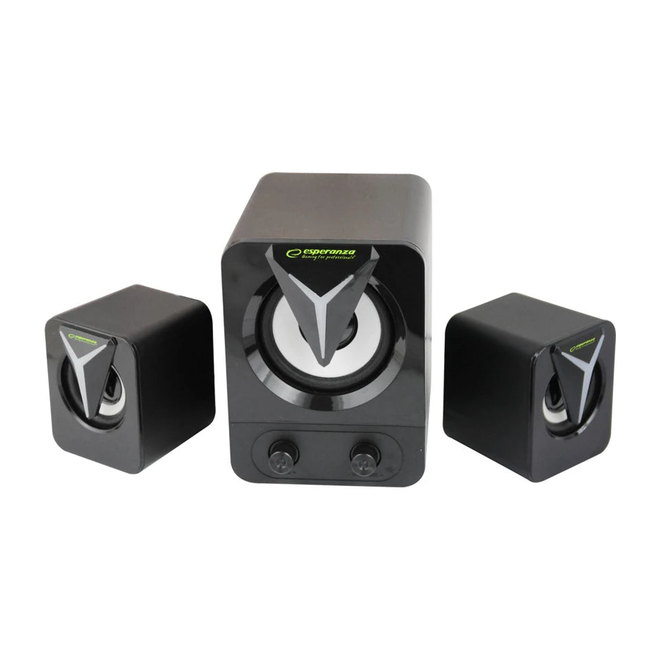 Altoparlanti Esperanza EGS107 2.1 USB LED 5 W Nero