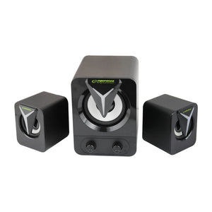 Altoparlanti Esperanza EGS107 2.1 USB LED 5 W Nero