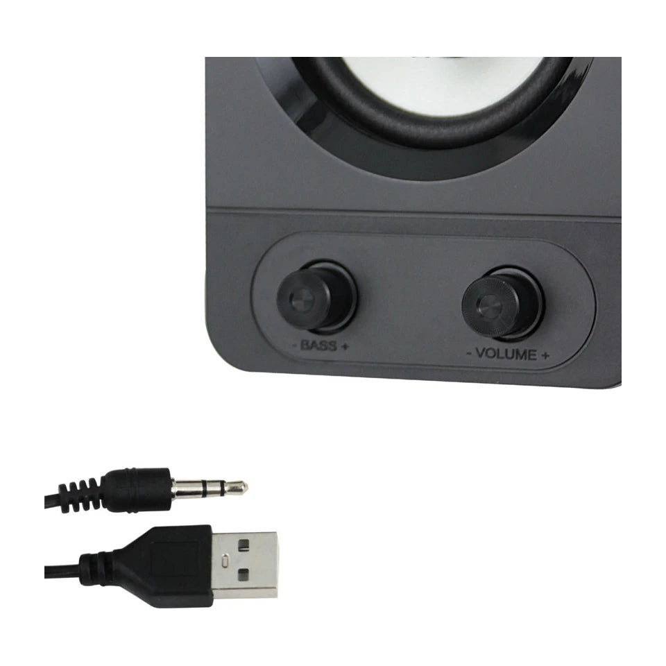 Altoparlanti Esperanza EGS107 2.1 USB LED 5 W Nero