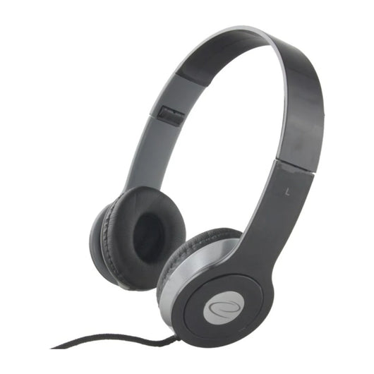 Cuffie/auricolari con filo Esperanza EH145K a fascia per la musica nere