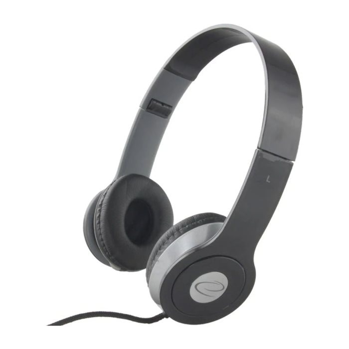 Cuffie/auricolari con filo Esperanza EH145K a fascia per la musica nere