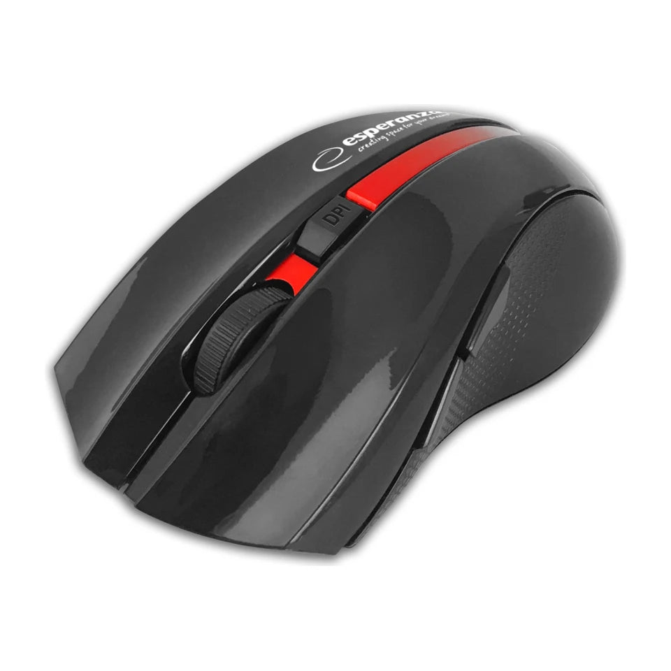 Mouse wireless Bluetooth Esperanza EM129R 6D, nero