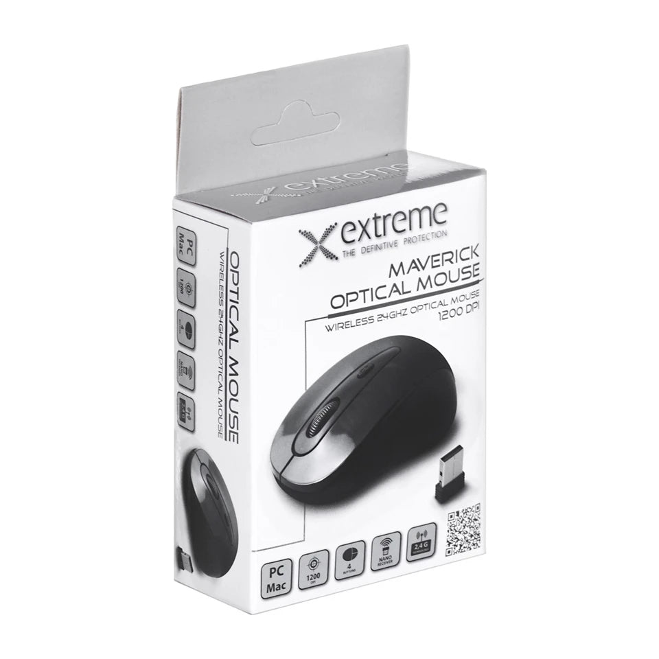 Mouse ottico USB Type-A Extreme XM104K 1000 DPI sul lato destro