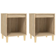 Set di 2 Comodini | Armadio da Notte | Mobiletto da notte Rovere Sonoma 40x35x50 cm