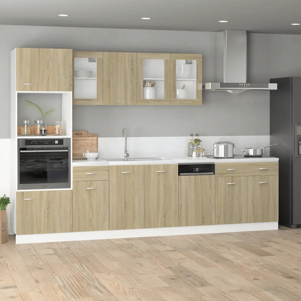 Mobile per Microonde Â“LyonÂ” Rovere Sonoma 60x57x207 cm