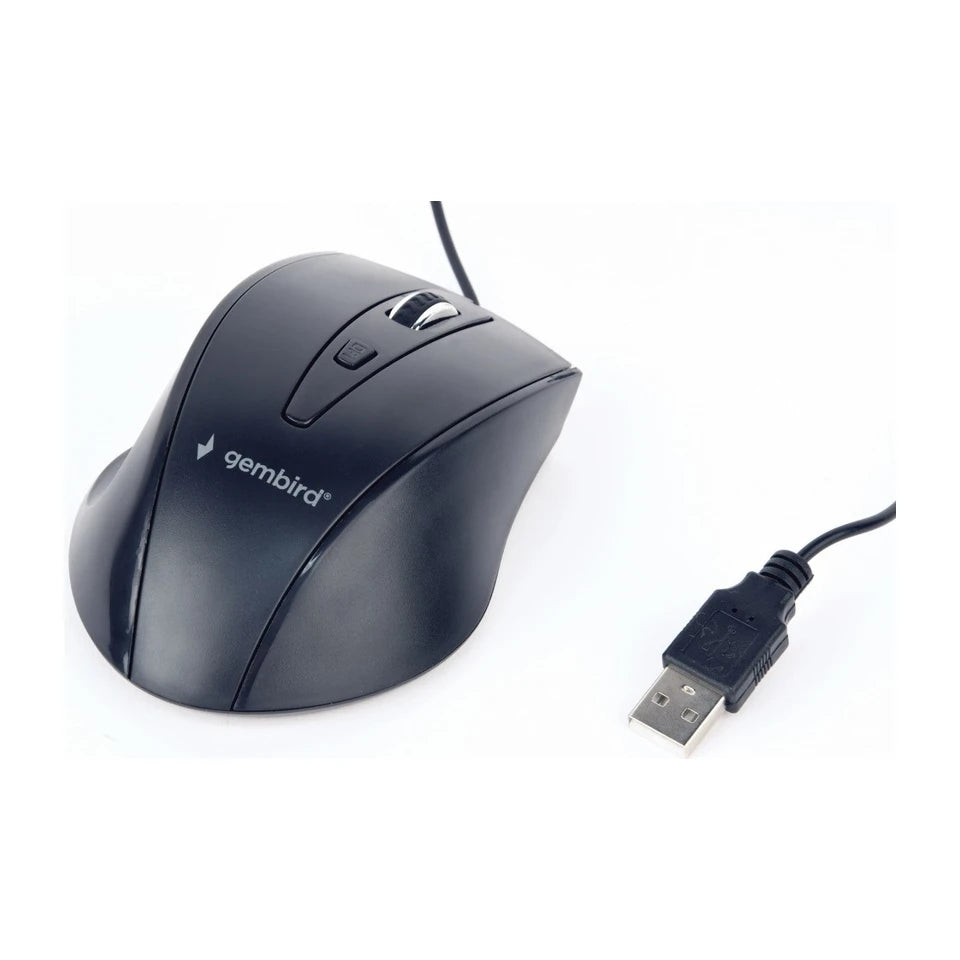 Gembird MUS-4B-02 mouse Ottico USB Destrorso 1200 DPI
