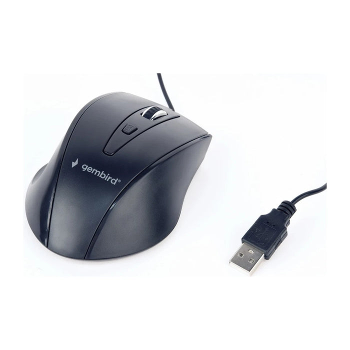 Gembird MUS-4B-02 mouse Ottico USB Destrorso 1200 DPI