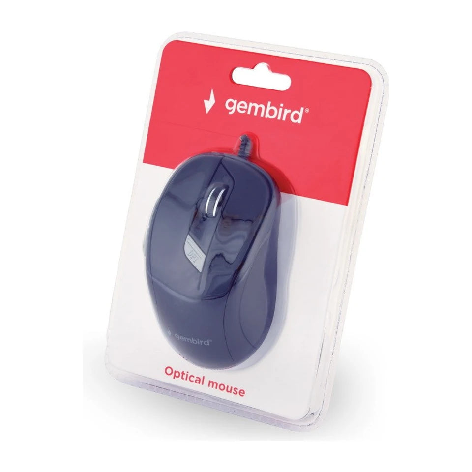 Gembird MUS-4B-02 mouse Ottico USB Destrorso 1200 DPI