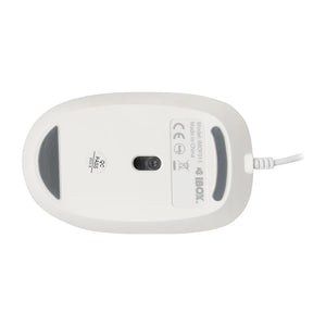 iBOX i011 Seagull mouse ottico con cavo, bianco