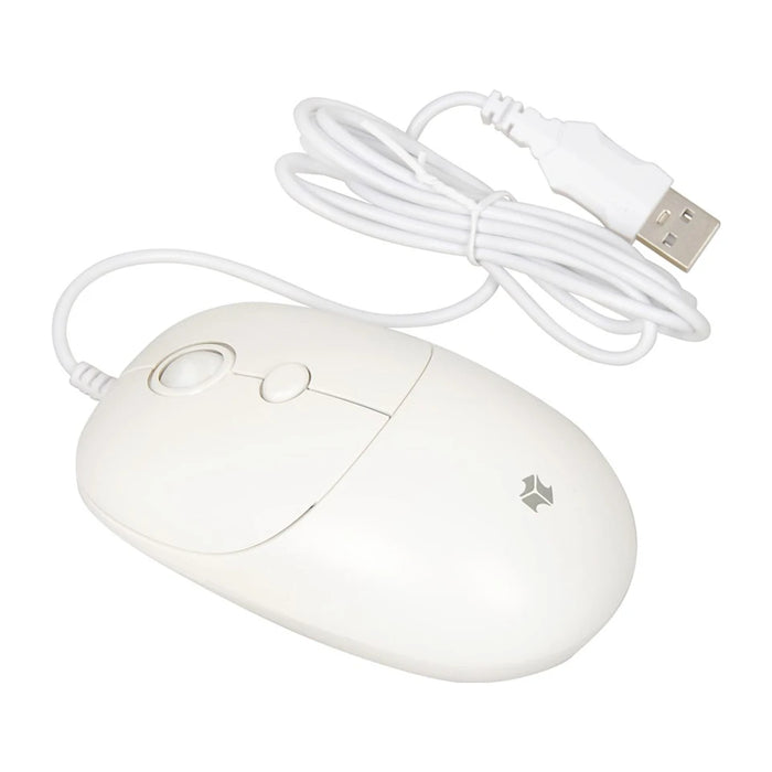 iBOX i011 Seagull mouse ottico con cavo, bianco