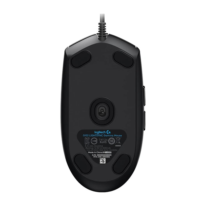 Mouse Logitech G G102 LIGHTSYNC USB Tipo-A 8000 DPI