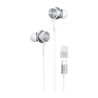 Cuffie cablate Maxell XC1 USB-C con adattatore USB-A bianco