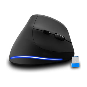 MEDIA-TECH VERTIC RF MT1123 Mouse verticale wireless RF 2400 DPI Nero