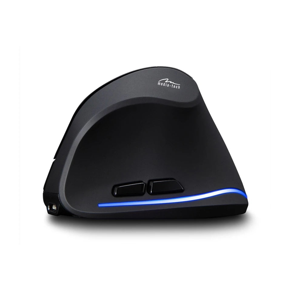 MEDIA-TECH VERTIC RF MT1123 Mouse verticale wireless RF 2400 DPI Nero