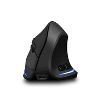 MEDIA-TECH VERTIC RF MT1123 Mouse verticale wireless RF 2400 DPI Nero