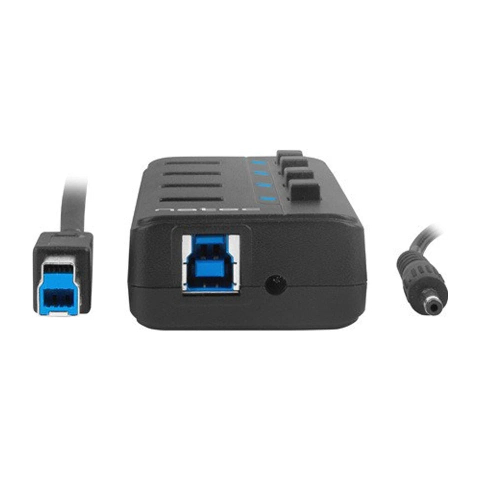 NATEC HUB USB 3.0 MANTIS 2 A 4 PORTE CON INTERRUTTORE E ALIMENTATORE