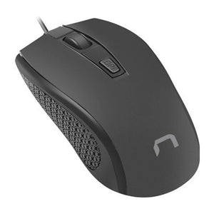 Natec Mouse Ottico HOOPOE 2 1600 DPI, USB, Nero