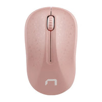 Natec Mouse Wireless Toucan Rosa e Bianco 1600DPI